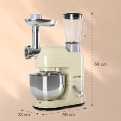 Lucia Küchenmaschine 3-in-1 2000 W / 2,7 PS 5 Ltr Edelstahl BPA-frei 17 Lucia Küchenmaschine 3-in-1 2000 W / 2,7 PS 5 Ltr Edelstahl BPA-frei -Klarstein 10008235 yy 0008 logo