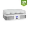 Gaia Joghurtmaker 12 Gläser A 150 Ml Timer Edelstahl -Klarstein 10011602 yy 0001 titel Klarstein Gaia Joghurtmaker weiss