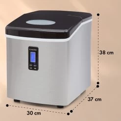 Mr. Black-Frost Eismaschine 150W Edelstahl Schwarz 15kg -Klarstein 10020109 yy 0011 dimensions