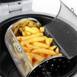 VitAir Heißluftfritteuse Schwarz 1400W Grillen Backen 9 Liter 18 VitAir Heißluftfritteuse Schwarz 1400W Grillen Backen 9 Liter -Klarstein 10021766 yy 0008 detail Klarstein VitAir Heissluftfritteuse V1 Schwarz Grau reedit