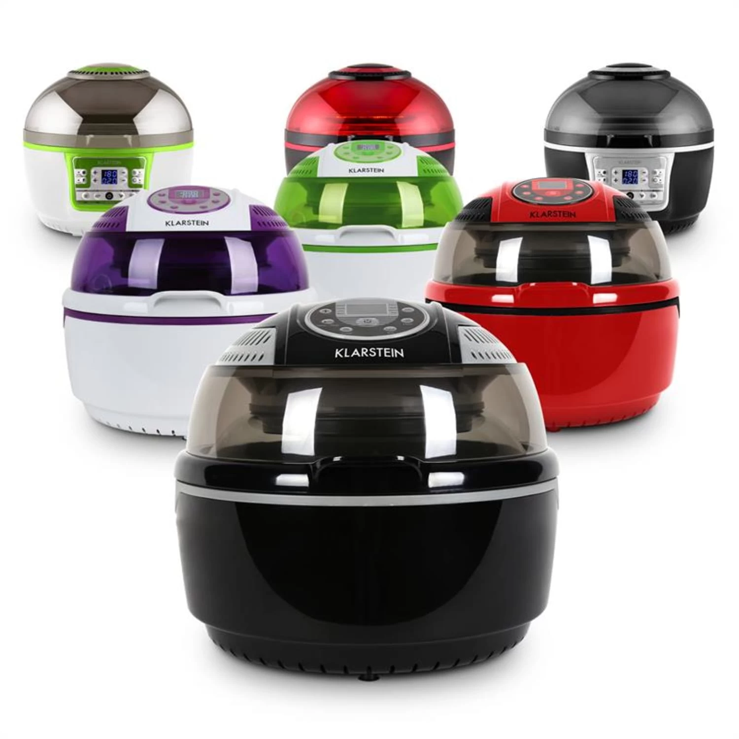 VitAir Heißluftfritteuse Schwarz 1400W Grillen Backen 9 Liter 12 VitAir Heißluftfritteuse Schwarz 1400W Grillen Backen 9 Liter – Bild 10