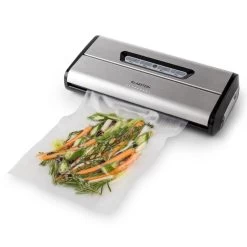 Foodlocker Vakuumierer Edelstahl 0,8 Bar 16 L/min -Klarstein 10027056 yy 0010 ambient 02 Klarstein Foodlocker Vakkumierer