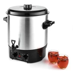 Biggie Einkochautomat Edelstahl 27 Liter 2000W Timer -Klarstein 10027587 yy 0008 titel Klarstein Biggie Einkochautomat