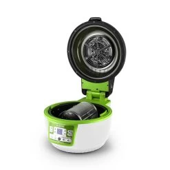 VitAir Turbo Heißluftfritteuse Grün-weiß 1400W Grillen Backen 9l -Klarstein 10028288 yy 0007 titel 06 Klarstein VitAir Heissluftfritteuse gruen weiss