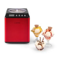 Vanilla Sky Eiscreme-Maschine Kompressor 2l 180W Edelstahl Rot -Klarstein 10028874 yy 0007 ambient Klarstein Vanilla Sky Eismaschine