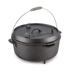 Hotrod 145 Dutch Oven BBQ-Topf 12 Qt / 11,4 Liter Gusseisen Schwarz