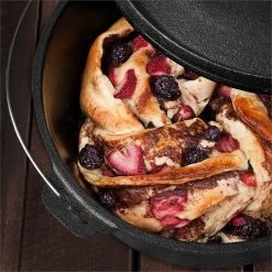 Hotrod 145 Dutch Oven BBQ-Topf 12 Qt / 11,4 Liter Gusseisen Schwarz -Klarstein 10029168 yy 0003 logo