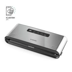 Foodlocker Pro Vakuumierer 30 Cm 120W -0,8 Bar 12 L/min Edelstahl -Klarstein 10029742 yy 0008 logo Klarstein Foodlocker Pro Vakuumierer 120W