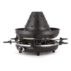 Taste Volcano Tartarengrill Raclettegrill 1500 W 6 Personen Schwarz -Klarstein 10030307 yy 0007 front Klarstein Tataren Grill Raclette Grill