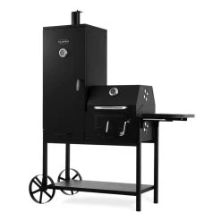 Fleischbrocken Holzkohlegrill Smoker Räucherofen BBQ-Grill Schwarz -Klarstein 10030554 yy 0006 titel Professional charcoal grill and smoker