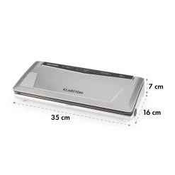FoodLocker Slim Vakuumierer 130W Doppelte Schweißnaht -Klarstein 10030778 yy 0010 logo