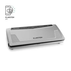 FoodLocker Slim Vakuumierer 130W Doppelte Schweißnaht -Klarstein 10030778 yy 0011 logo