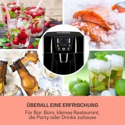 Ice Volcano 2G Eismaschine LED 12kg Je 24h 2l 6-12min Schwarz 13 Ice Volcano 2G Eismaschine LED 12kg Je 24h 2l 6-12min Schwarz -Klarstein 10030844 DE 0003 usp