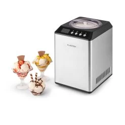Vanilly Sky Family Eiscremebereiter Frozen Yoghurt 250W 2,5l Silber -Klarstein 10031846 yy 0009 titel Klarstein Vanilly Sky Family Eiscremebereiter silber
