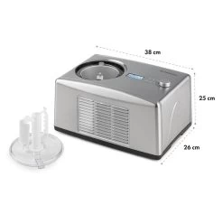 Yo & Yummy 2-in-1 Eiscremebereiter & Yoghurt Maker 150W 1,5l Edelstahl 13 Yo & Yummy 2-in-1 Eiscremebereiter & Yoghurt Maker 150W 1,5l Edelstahl -Klarstein 10031849 yy 0006 logo Klarstein Yo Yummy 2in1 Eiscremebereiter