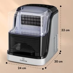 Kristall Eiswürfelmaschine Kristalleis 2 Größen 2,5l Wassertank -Klarstein 10031891 yy 0011 dimensions