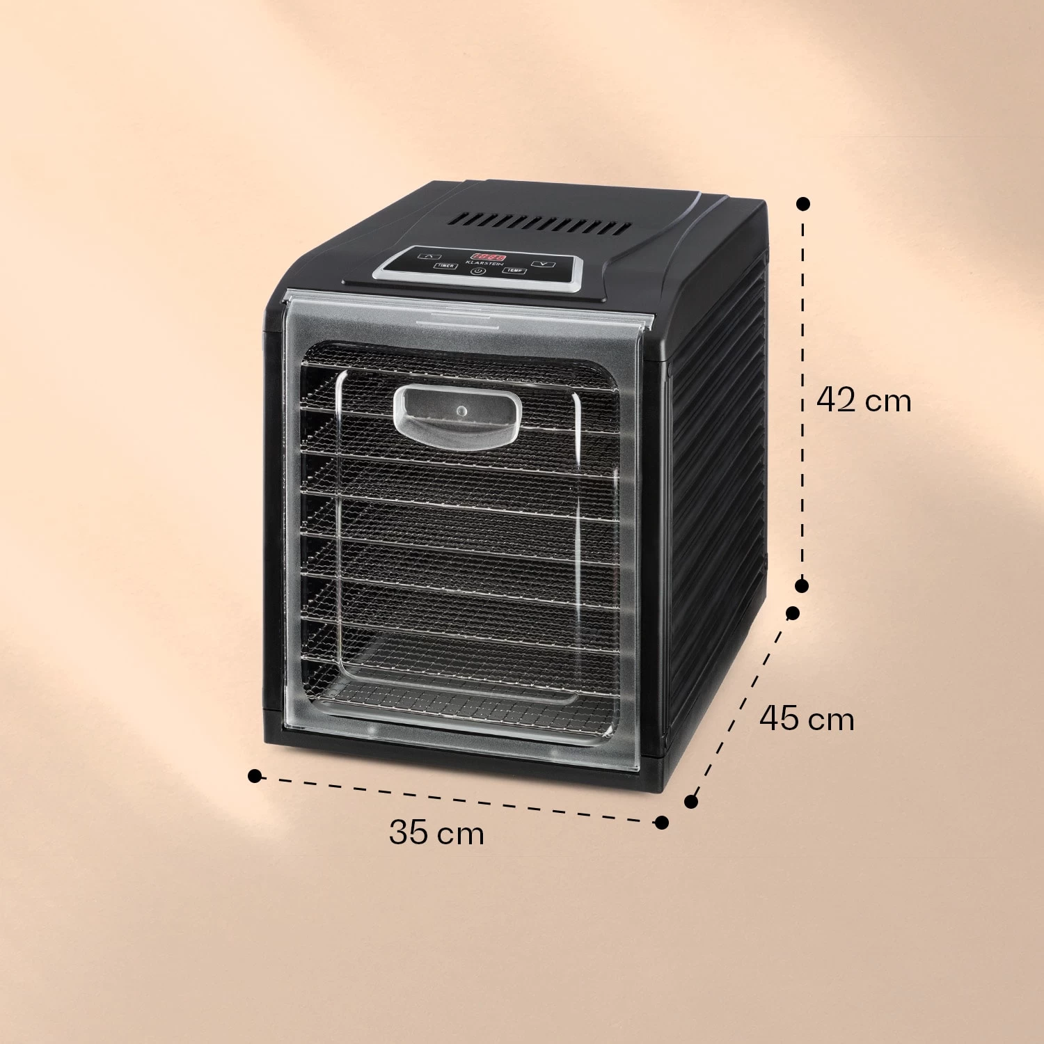 Fruit Jerky Plus 9 Dörrautomat Timer 9 Ablagen 600-700 W 35-70 °C 7 Fruit Jerky Plus 9 Dörrautomat Timer 9 Ablagen 600-700 W 35-70 °C – Bild 5