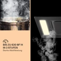 Remy Deckenhaube 90 Cm 619 M³/h 230W 3 Stufen Fernbedienung -Klarstein 10031996 de 0004 logo