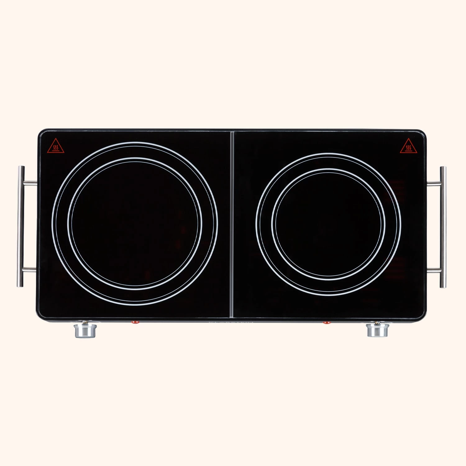 VariCook Duo Kochplatte 3000W Edelstahlgehäuse Tragegriffe 7 VariCook Duo Kochplatte 3000W Edelstahlgehäuse Tragegriffe – Bild 5