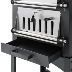 Pizzaiolo Perfetto Pizzaofen 30,5x30,5cm Echtstein 1,2mm Stahl Mobil -Klarstein 10032130 yy 0005 detail pizzaiolo perfet pizzaofen