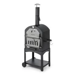 Pizzaiolo Perfetto Pizzaofen 30,5x30,5cm Echtstein 1,2mm Stahl Mobil -Klarstein 10032130 yy 0011 titel pizzaiolo perfet pizzaofen