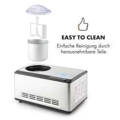 Dolce Bacio Eiscremebereiter Kompressor 2l LCD-Display Touch Edelstahl 18 Dolce Bacio Eiscremebereiter Kompressor 2l LCD-Display Touch Edelstahl -Klarstein 10032322 de 0007 logo