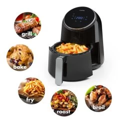 AirVital Heißluftfritteuse 1300W 2,5l CeraPlus-Antihaft Touch Schwarz -Klarstein 10032332 yy 0003 logo Klarstein AirVital Heissluftfritteuse 1300W schwarz