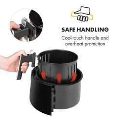 AirVital Heißluftfritteuse 1300W 2,5l CeraPlus-Antihaft Touch Schwarz -Klarstein 10032332 yy 0008 logo Klarstein AirVital Heissluftfritteuse 1300W schwarz