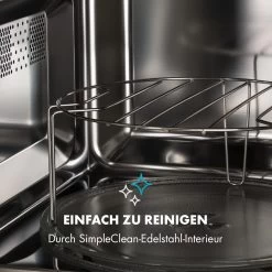 Victoria 20 Einbau-Mikrowelle, 20 L, 800 W, Grill: 1000 W, Elfenbein -Klarstein 10032592 de 0008 logo