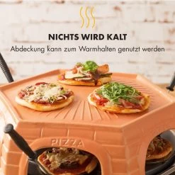 Capricciosa Pizzaofen 1500W Abdeckung Aus Terracotta Warmhaltefunktion -Klarstein 10032597 de 0006 logo