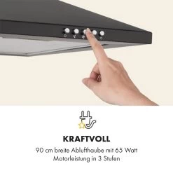 Zugspitze 90 Dunstabzugshaube Wandanbau 65W 330m³/h LED 15 Zugspitze 90 Dunstabzugshaube Wandanbau 65W 330m³/h LED -Klarstein 10032682 de 0006 logo