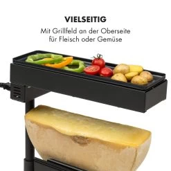 Appenzell Peak Raclette Mit Grill 1000W Thermostatschalter Schwarz -Klarstein 10032694 de 0004 logo
