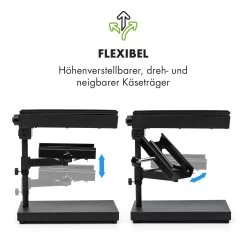 Appenzell Peak Raclette Mit Grill 1000W Thermostatschalter Schwarz -Klarstein 10032694 de 0007 logo