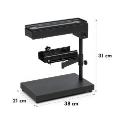 Appenzell Peak Raclette Mit Grill 1000W Thermostatschalter Schwarz -Klarstein 10032694 yy 0008 logo