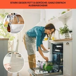 Paolo Dunstabzugshaube Einbau 52,5 Cm EEK: A 593 M³/h LED Touch -Klarstein 10032841 de 0006 usp