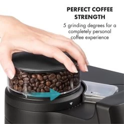 Aromatica II Duo Kaffeemaschine, Integriertes Mahlwerk, 1,25 L, Rot -Klarstein 10032866 yy 0006 logo Klarstein Aromatica II Duo Kaffeemaschine rot