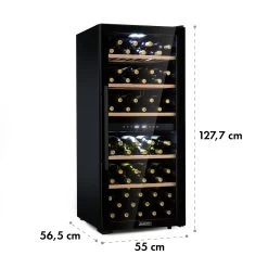 Barossa 102 Duo Weinkühlschrank 102 Fl 226 Ltr 2 Zonen Touch-Steuerung -Klarstein 10032921 yy 0009 logo