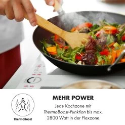 Delicatessa 60 Induktionskochfeld 4 Zonen 7000W Timer Weiß -Klarstein 10033027 de 0007 logo