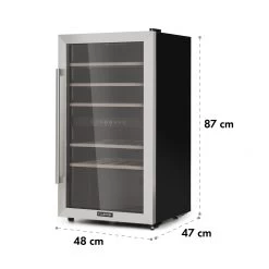 Vinamour 29 Duo Weinkühlschrank 2 Zonen 80L/29 Flaschen 5-22°C Touch -Klarstein 10033083 yy 0009 logo