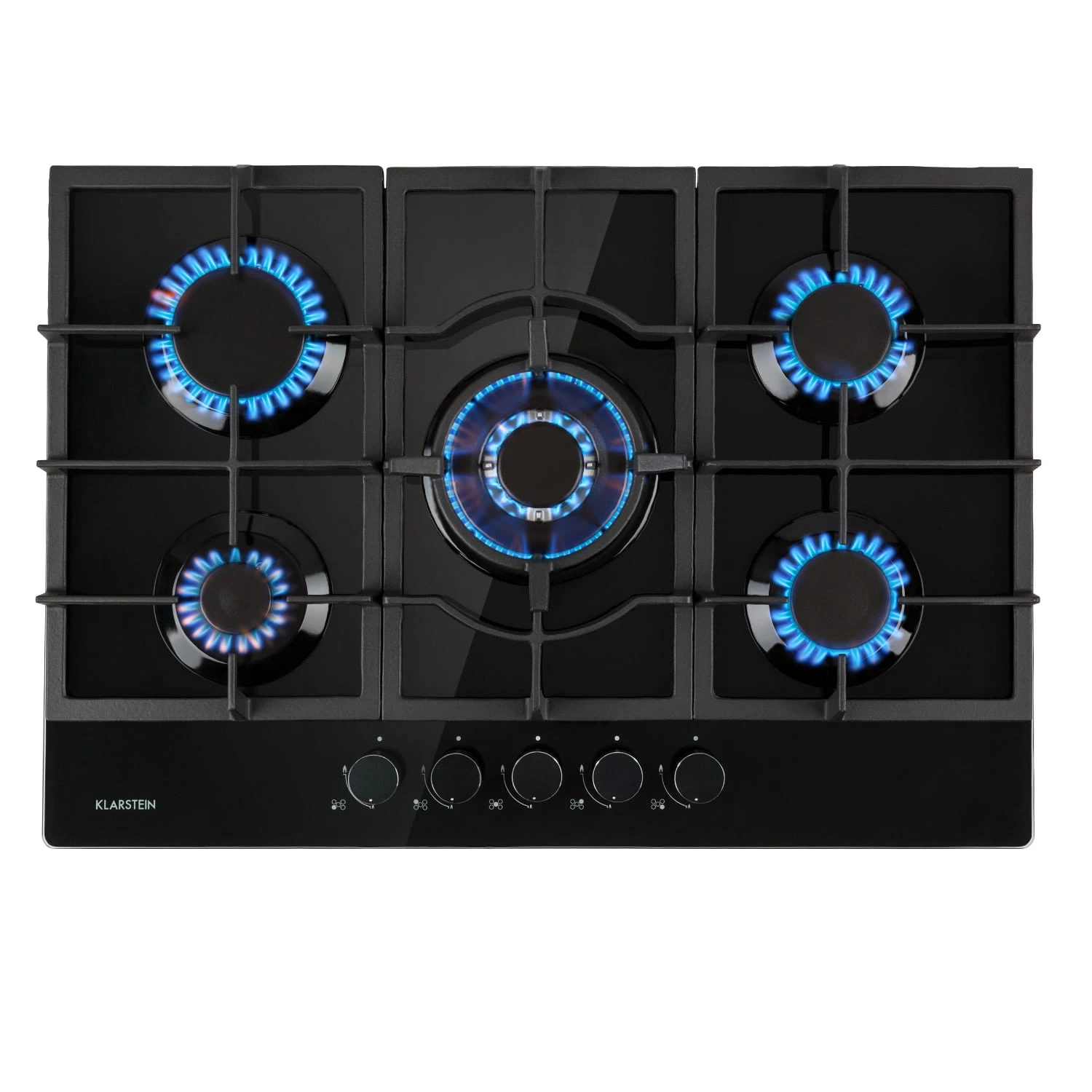 Ignito 5 Zonen Gaskochfeld 5-flammig Sabaf-Brenner Glaskeramik Schwarz 3 Ignito 5 Zonen Gaskochfeld 5-flammig Sabaf-Brenner Glaskeramik Schwarz