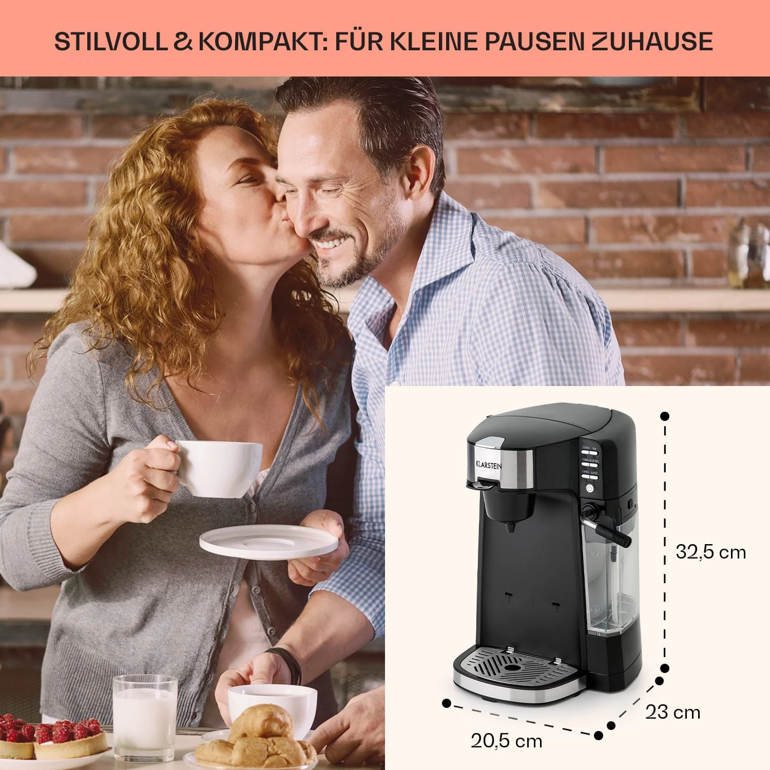 Baristomat 2-in-1-Heißgetränkeautomat Kaffee Tee Milchschaum 7 Baristomat 2-in-1-Heißgetränkeautomat Kaffee Tee Milchschaum – Bild 5