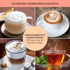 Baristomat 2-in-1-Heißgetränkeautomat Kaffee Tee Milchschaum 16 Baristomat 2-in-1-Heißgetränkeautomat Kaffee Tee Milchschaum -Klarstein 10033138 de 0007 usp