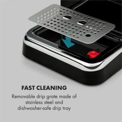 Espressionata Gusto Espressomaschine 1100W 15 Bar Druck Schwarz -Klarstein 10033209 yy 0006 logo Klarstein Espressionata Gusto Espressomaschine