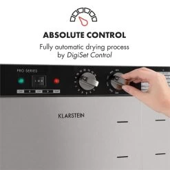 Master Jerky 24 Dörrautomat 5850W 40-90 °C 15h-Timer Edelstahl Silber -Klarstein 10033214 yy 0003 logo Klarstein Master Jerky 24 Doerrautomat silber