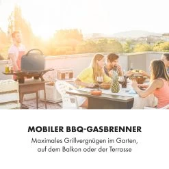 Parforce Duo Gasgrill 2 Brenner 4,4kW 15000BTU 300°C Grau -Klarstein 10033297 de 0002 logo