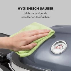 Parforce Duo Gasgrill 2 Brenner 4,4kW 15000BTU 300°C Grau -Klarstein 10033297 de 0006 logo