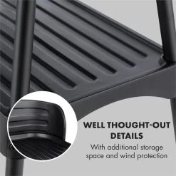 Porterhouse Elektrogrill 2200W Antihaft-Grillfläche Schwarz -Klarstein 10033322 yy 0005 logo Klarstein Porterhouse Elektrogrill 2200W schwarz