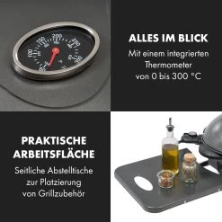 Tafelspitz Elektrogrill 2000/2400 W Antihaftbeschichtung Faltbar Mobil -Klarstein 10033448 de 0006 logo