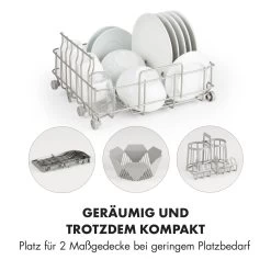 Amazonia Mini Geschirrspülmaschine 6 Programme LED-Display -Klarstein 10033480 de 0003 logo