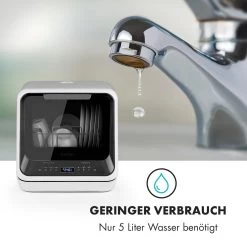 Amazonia Mini Geschirrspülmaschine 6 Programme LED-Display -Klarstein 10033480 de 0006 logo